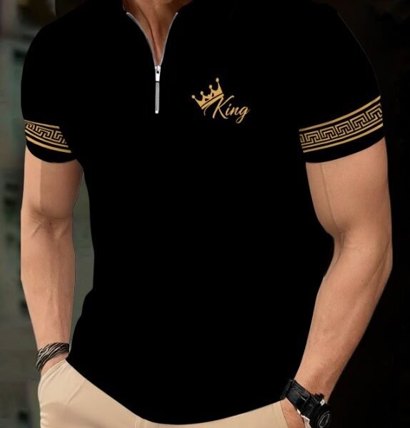 Camisa Masculina Homem Moderno Estiloso
