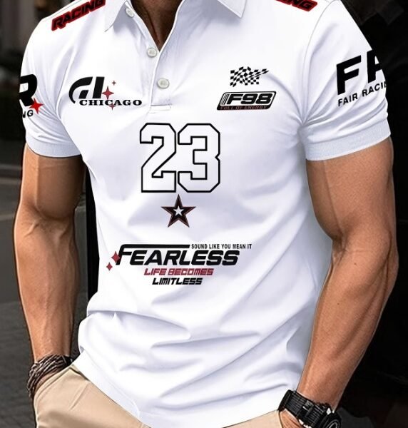 Camiseta Masculina Homem Estiloso Moderno