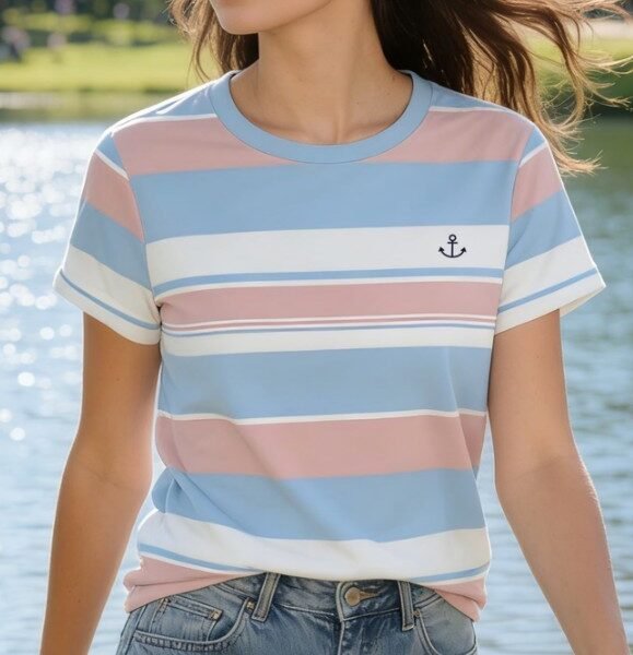Blusa Feminina Listras Look Casual