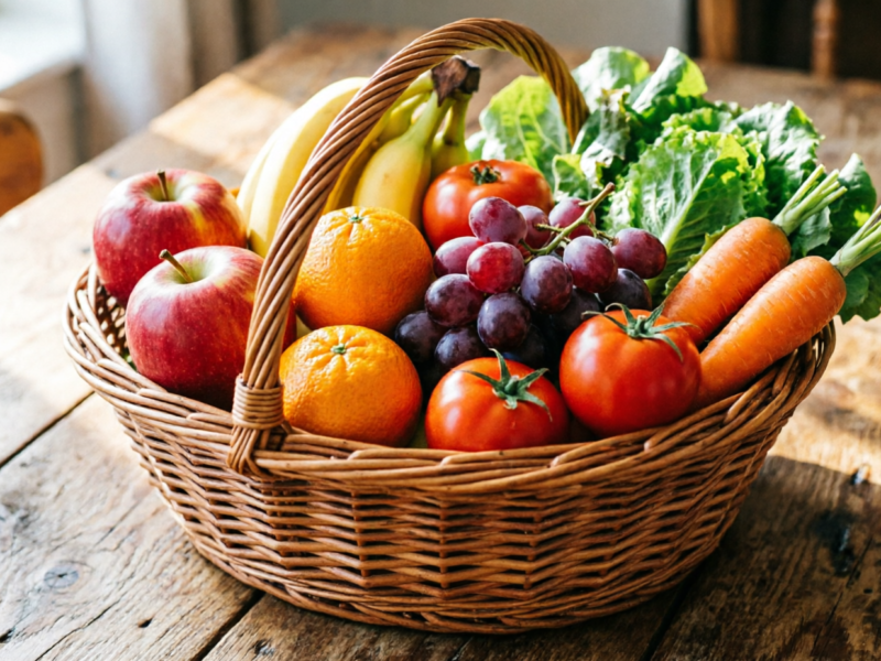 Cesta de Frutas e Legumes: A Seleção Completa dos Melhores Itens da Estação