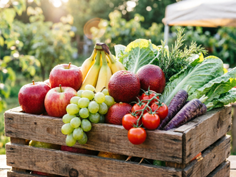 Cesta de Frutas e Legumes: A Seleção Completa dos Melhores Itens da Estação