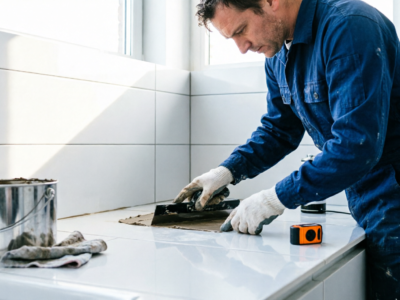 Assentamento de Porcelanato e Grandes Formatos com Nivelamento Perfeito