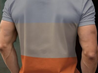 Polo Masculina FutureBloco de Cores