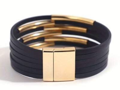 Pulseira Multicamadas Boêmia – Sintético Azul