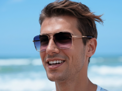 Óculos Premium Masculino – Design Aviador