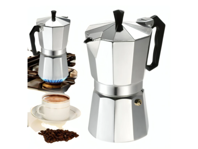 Cafeteira Italiana Tradicional Em Alumínio Moka