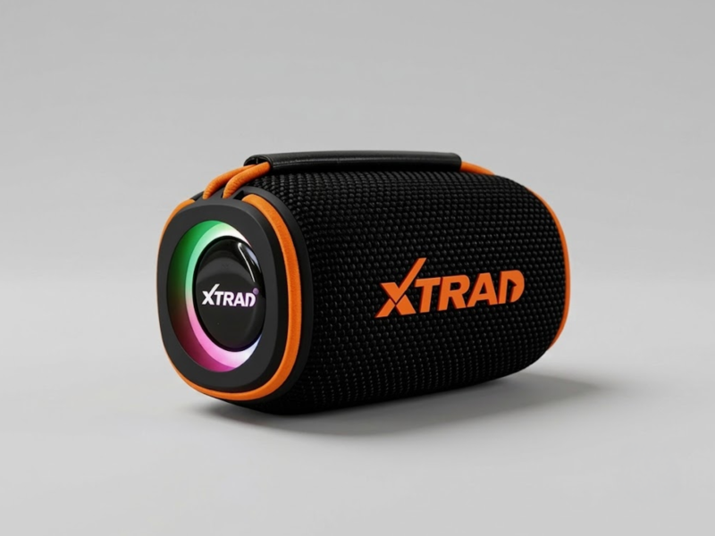 Caixa De Som Bluetooth Xtrad LED IPX5 TWS USB FM