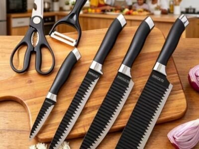 Kit Cortador de Legumes + Jogo de Facas Cozinha