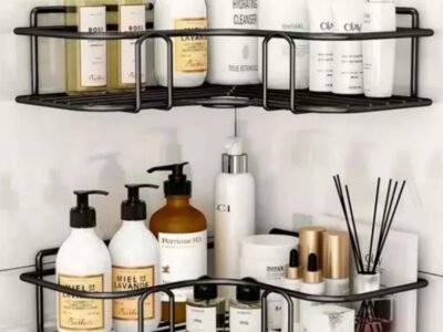 Prateleira Porta Shampoo Cozinha Canto Sem Furo