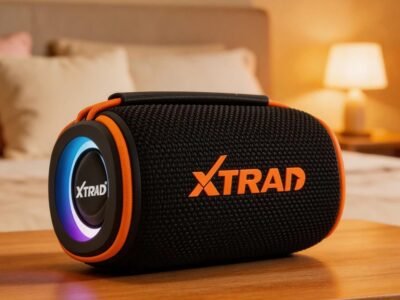 Caixa De Som Bluetooth Xtrad LED IPX5 TWS USB FM