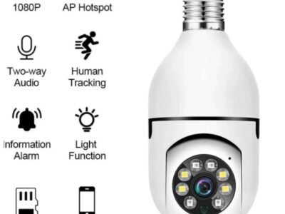 Camera Lampada Seguranca Wifi 360 Soquete E27 IP