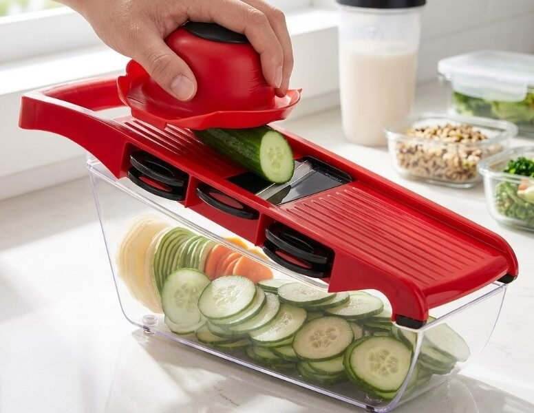 Kit Cortador de Legumes + Jogo de Facas Cozinha