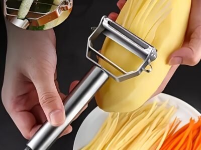 Kit Descascador Ralador Inox + Grelha para Linguiça