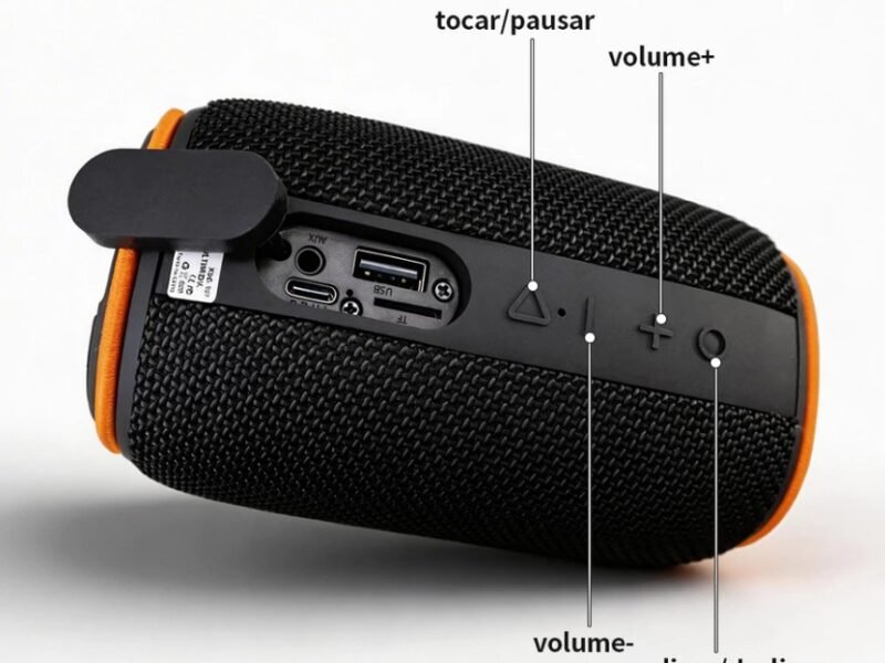 Caixa De Som Bluetooth Xtrad LED IPX5 TWS USB FM