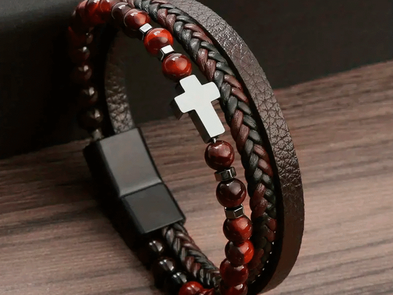 Engle Tish Men Stilish Premium Card Bracelet Fullers