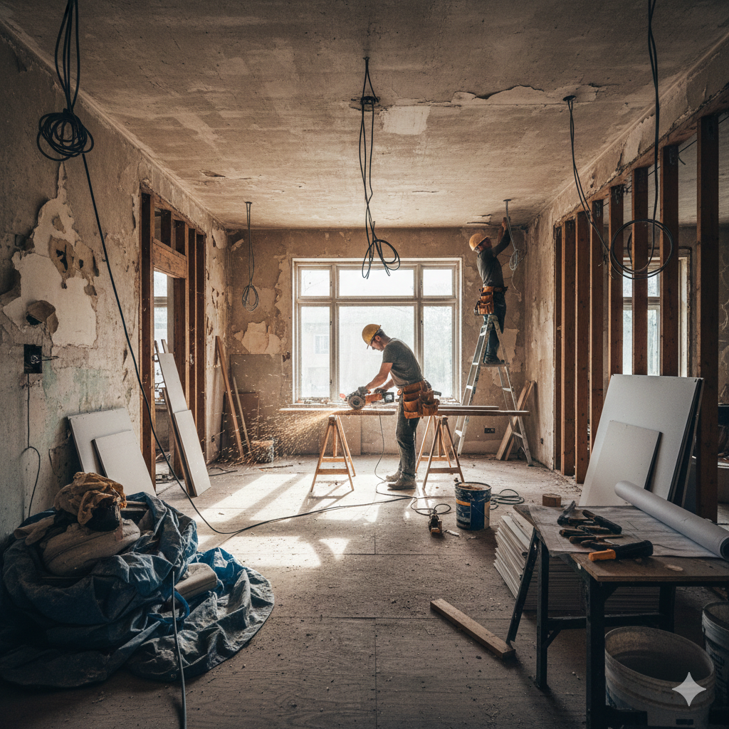 Preciso pintar duas salas e 1 portão. Quarto médio.