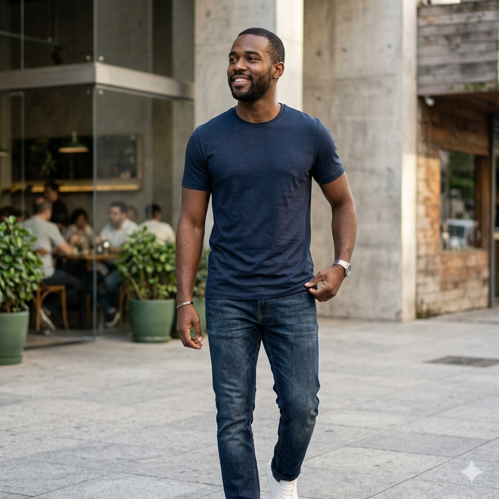 Preciso de Uma Camiseta Masculina Para 02 dias