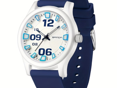 Relógio Feminino Moderno Azul Marinho