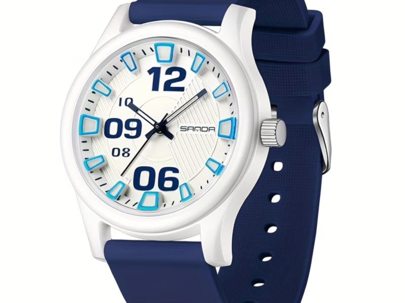 Relógio Feminino Moderno Azul Marinho