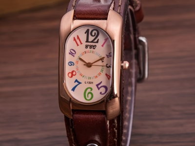 Relógio Vintage Charmoso – Explosão de Cores e Estilo Retrô