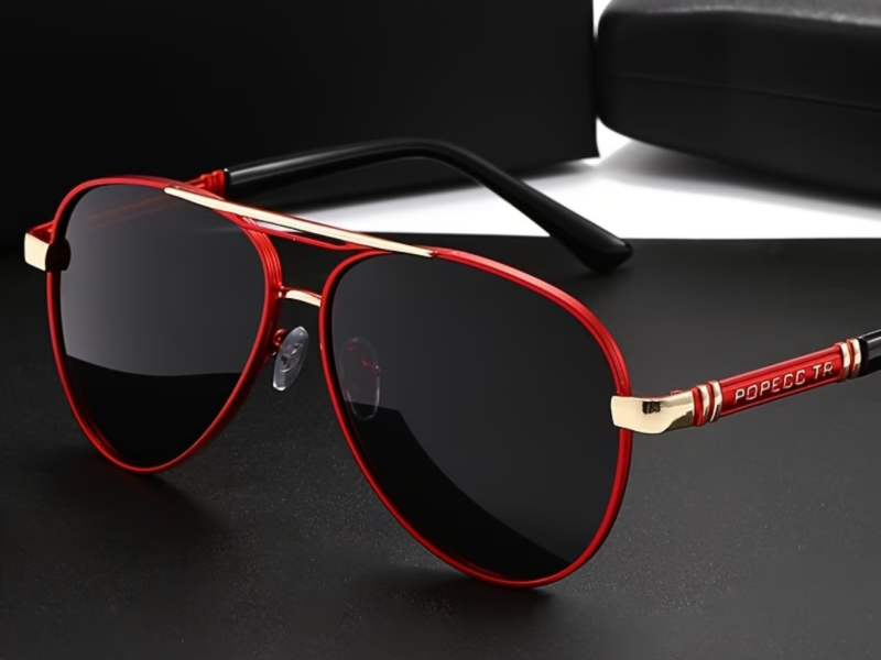 Óculos POPECC TR Aviator Red Edition