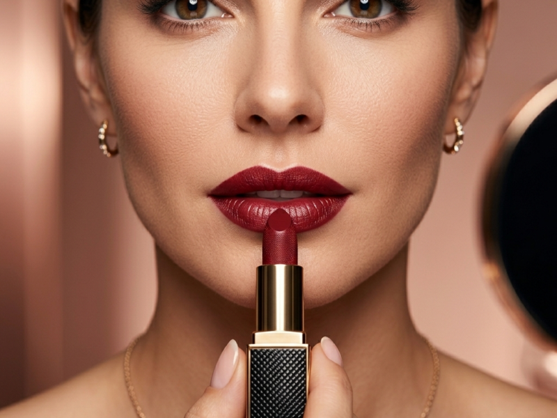 Batom Collagin Off-Swait Red Make Up