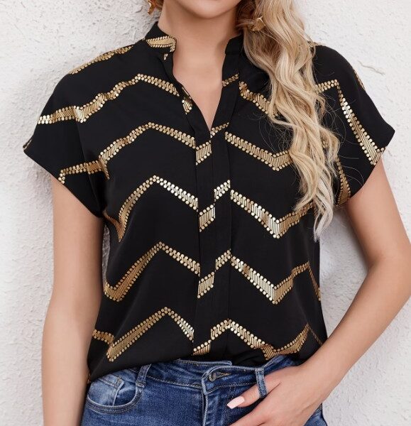Blusa Feminina Look Mulher Moderna Elegante
