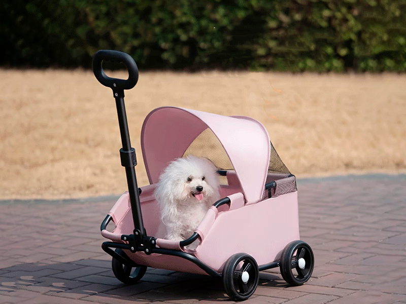 Carrinho Pet Travel Slim: Leve, Dobrável e Ultra Compacto