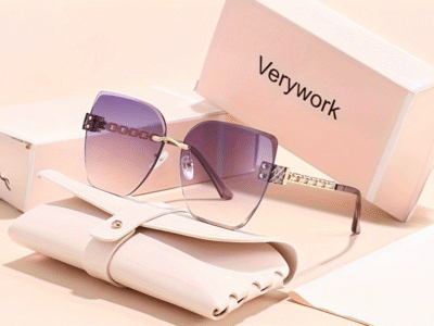 Aluguel Óculos Geométricos VERWORK – Estética Y2K e Cyber-Chic