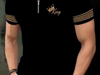 Camisa Masculina Homem Moderno Estiloso