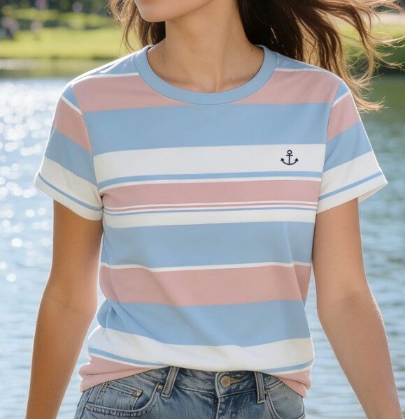 Blusa Feminina Listras Look Casual