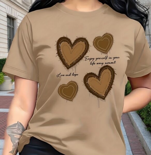 T-shirt Feminina Coffee Style Basic