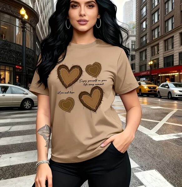 T-shirt Feminina Coffee Style Basic