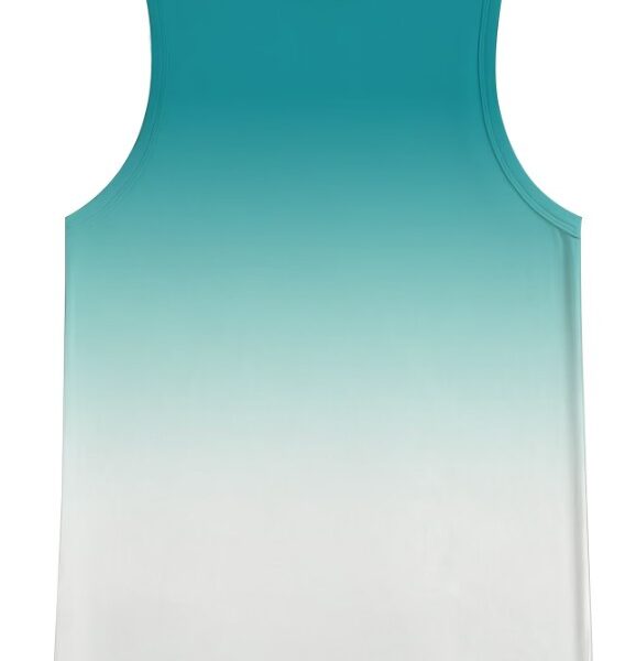 Regata Masculina Degradê Tropical – O Frescor do Verão em Seu Visual