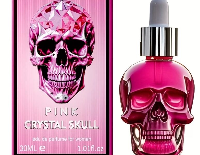 Pink Crystal Skull 30ml – Atitude e Doçura em um Frasco Icônico