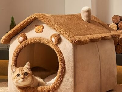 Toca de Inverno Ultra Macia e Térmica para Gatos