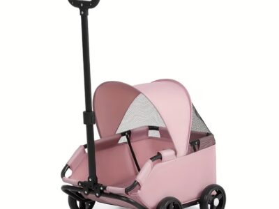 Carrinho Pet Travel Slim: Leve, Dobrável e Ultra Compacto