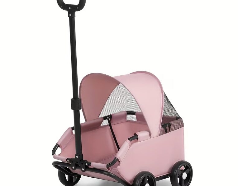 Carrinho Pet Travel Slim: Leve, Dobrável e Ultra Compacto
