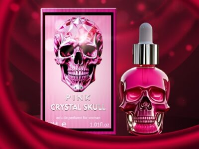 Pink Crystal Skull 30ml – Atitude e Doçura em um Frasco Icônico