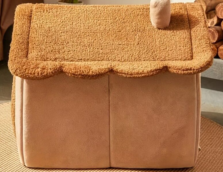 Toca de Inverno Ultra Macia e Térmica para Gatos