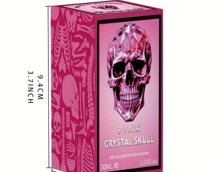 Pink Crystal Skull 30ml – Atitude e Doçura em um Frasco Icônico