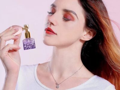 Frasco de Perfume Vintage com Airbag – Elegância e Sofisticação na sua Penteadeira