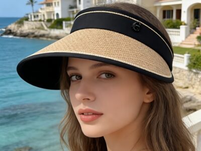Combo Sol & Mar – Viseira + Bolsa Tropical
