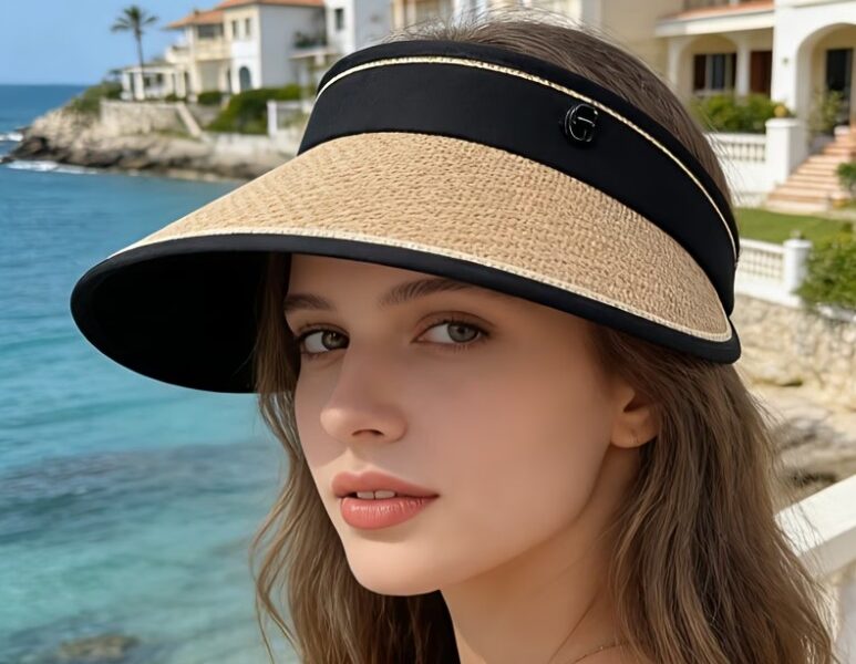 Combo Sol & Mar – Viseira + Bolsa Tropical