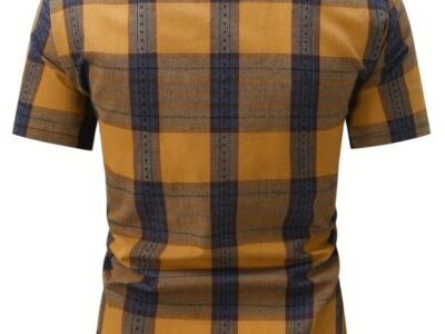 Camisa Xadrez Urban Gold – Estilo Casual