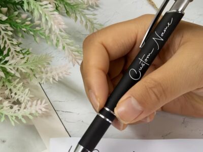Caneta Personalizada com Nome e Estojo de Presente