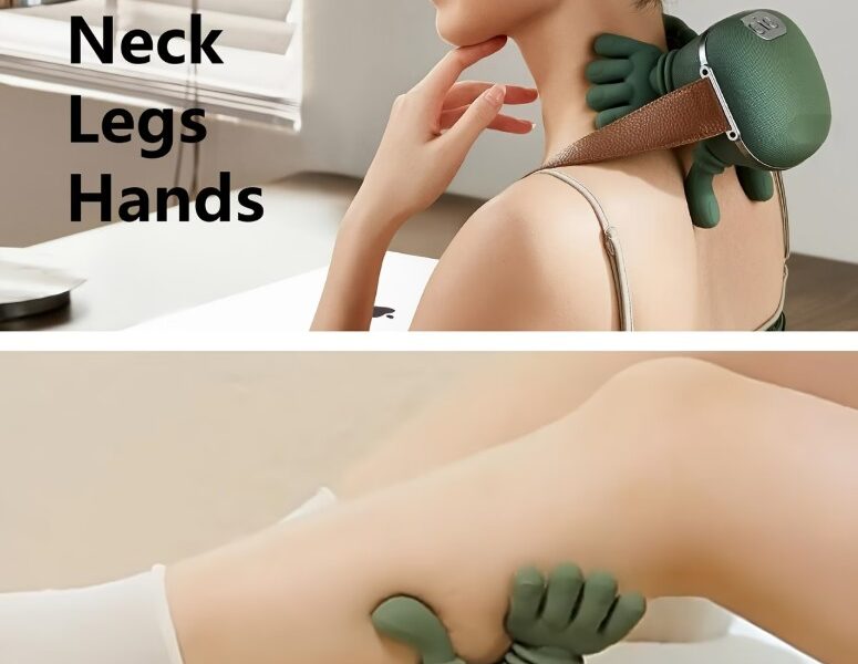 Massageador Elétrico 6D com Aquecimento -A Experiência de uma Massagem Real na Palma da sua Mão