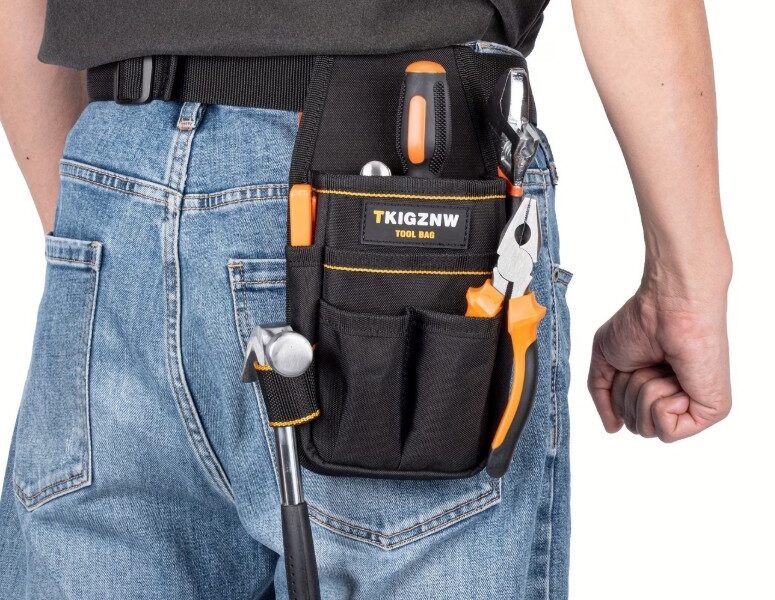 Pochete de Ferramentas Profissional TKIGZNW – Aluguel de Cinto Utilitário Multibolsos