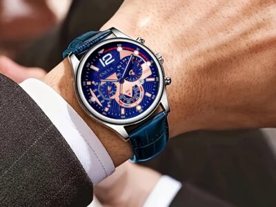 Relógio de Quartzo Masculino Pulseira Sintético
