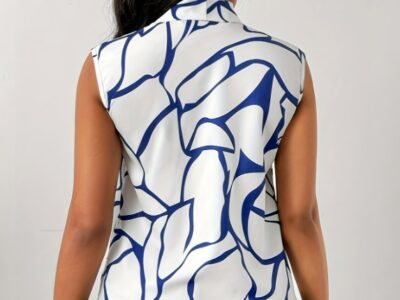 Blusa Feminina com Decote em V Transpassado